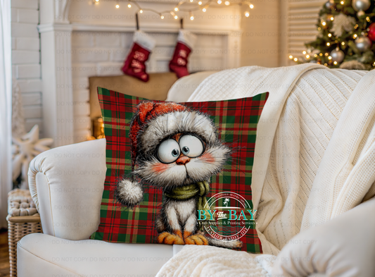 Tartan Funny Cat 1 Sub Print (Various Sizes)