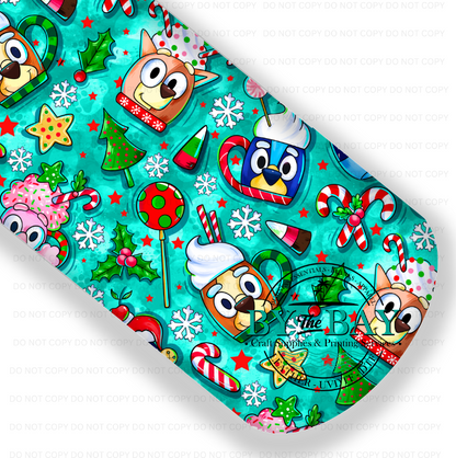 Blue Dog Christmas Coord 4  (Various Colourways)