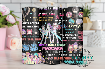 DHunters Pre-designed 1.5m Sublimation 20oz Gang Sheet