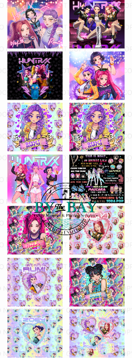 DHunters Pre-designed 1.5m Sublimation 20oz Gang Sheet