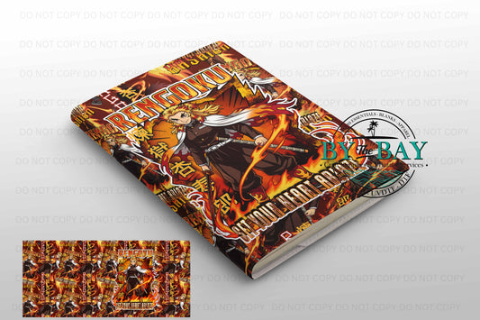 Set your heart a blaze  A5 (Ready made & DIY Notepad options available)