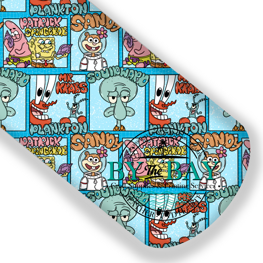 Sponge Comic Blue