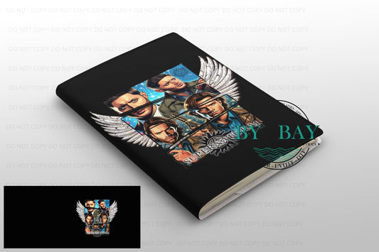 SNatural Black - Ready made notepad Cover (Notepad & Pocket options available)