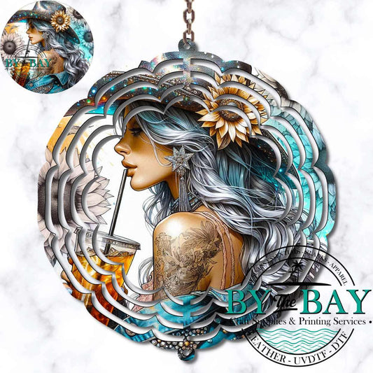 Sweet & Southern Wind Spinner Sublimation Print