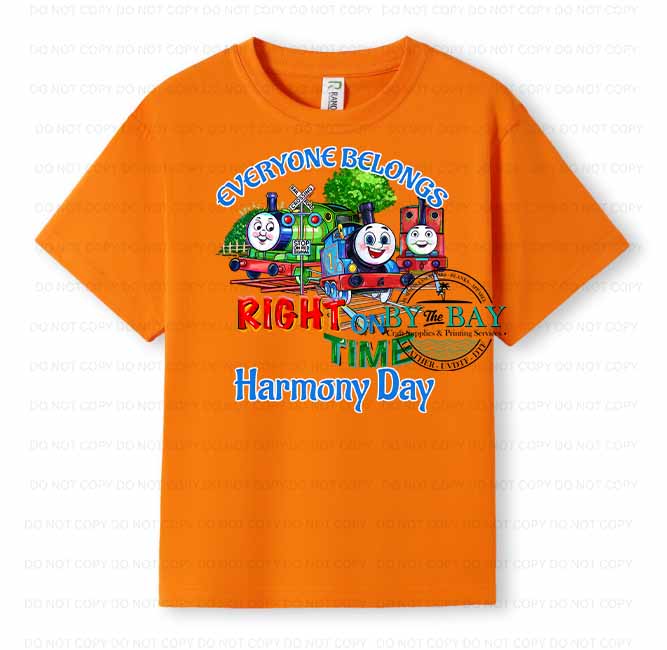Train Harmony Day Kids Tee