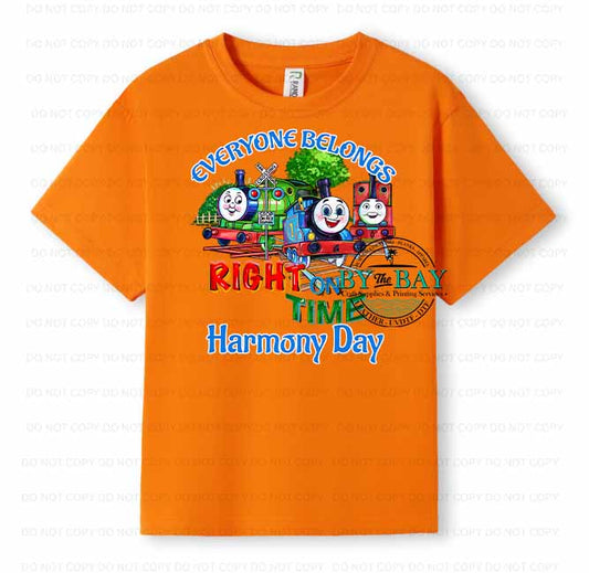 Train Harmony Day Kids Tee