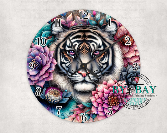 Tiger 02 Clock