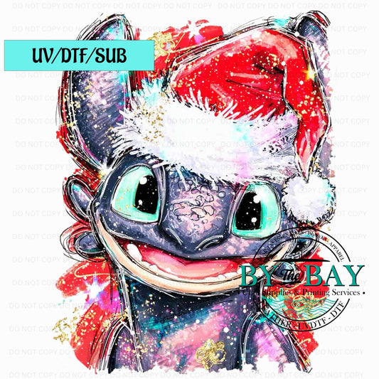 Tooth less Xmas UV/DTF/SUB Print