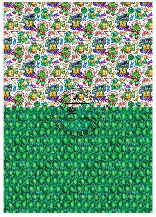Turtles A4 Split Design Sheet