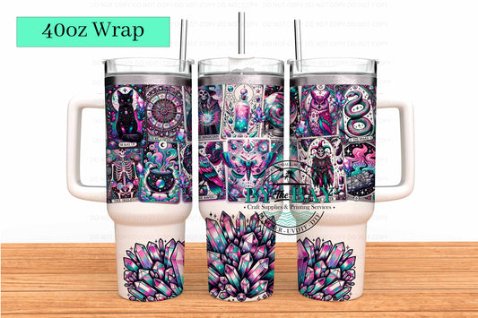 Tarot 40oz Tumbler (UV & SUB)