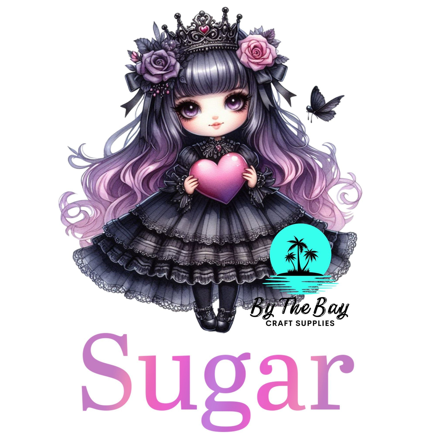 Goth Princess Tea/Coffee/Sugar/Milo/Hot Choc UV decal