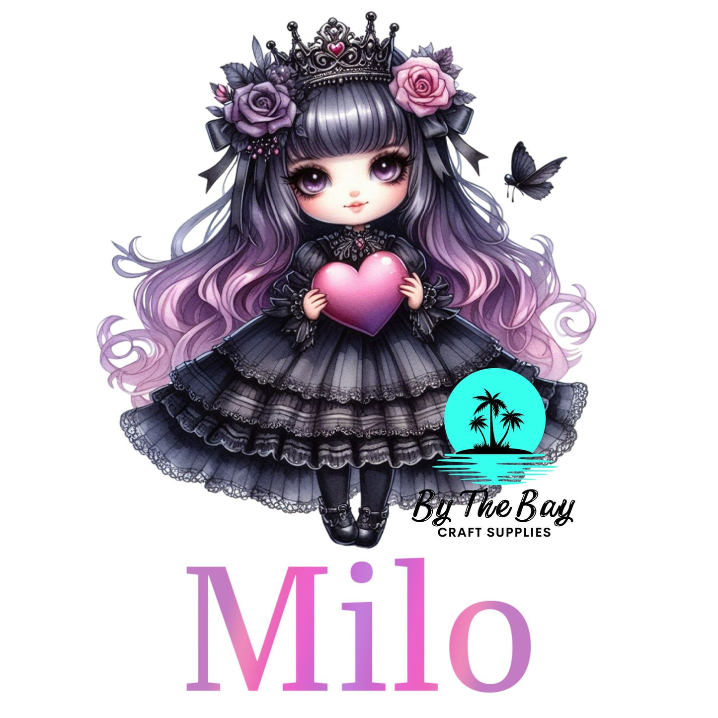Goth Princess Tea/Coffee/Sugar/Milo/Hot Choc UV decal
