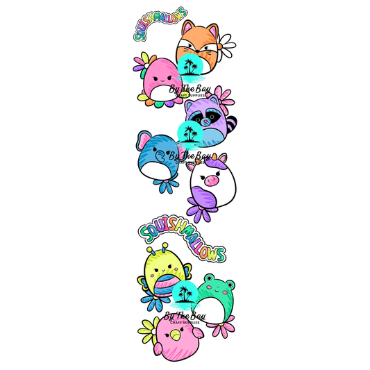 Squishy mixed 1 Bookmark Decal