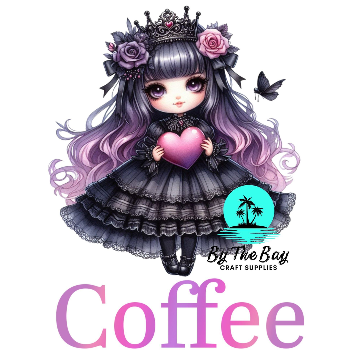 Goth Princess Tea/Coffee/Sugar/Milo/Hot Choc UV decal