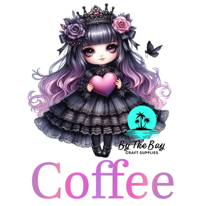 Goth Princess Tea/Coffee/Sugar/Milo/Hot Choc UV decal