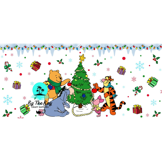 Honey Bear Xmas Snowflakes