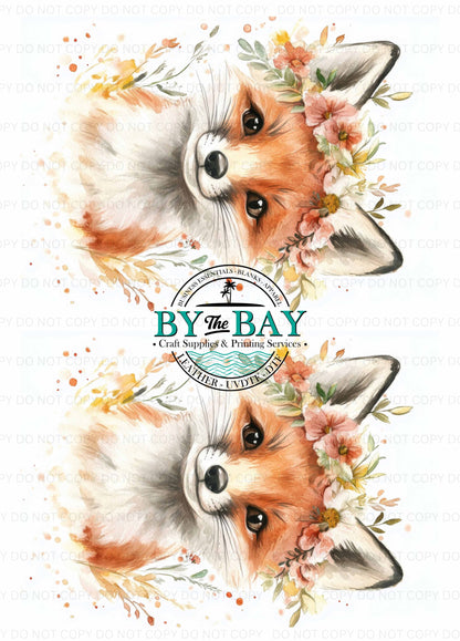 Watercolour Fox Panel (Various Sizes)
