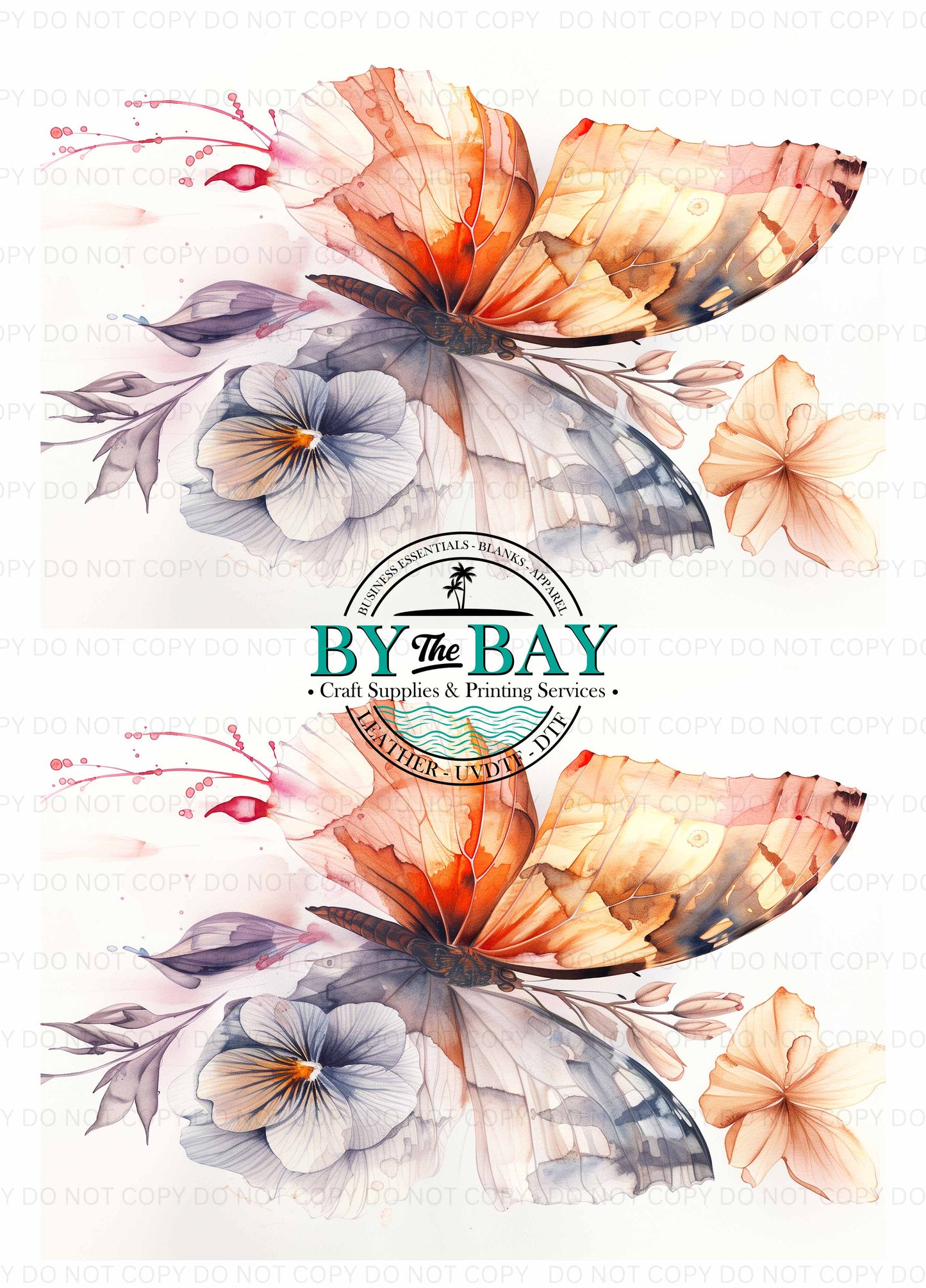Watercolour Butterfly Panel (Various Sizes)