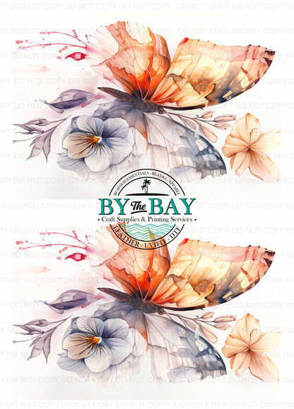 Watercolour Butterfly Panel (Various Sizes)