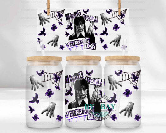 Wednesday Purple 16oz UVDTF Wrap