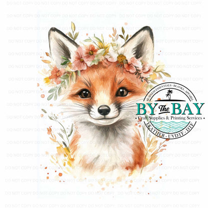 Watercolour Fox Panel (Various Sizes)