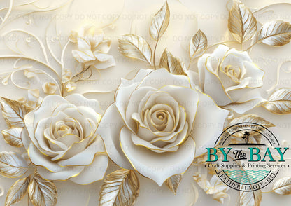 White Rose 2 Bag Panel