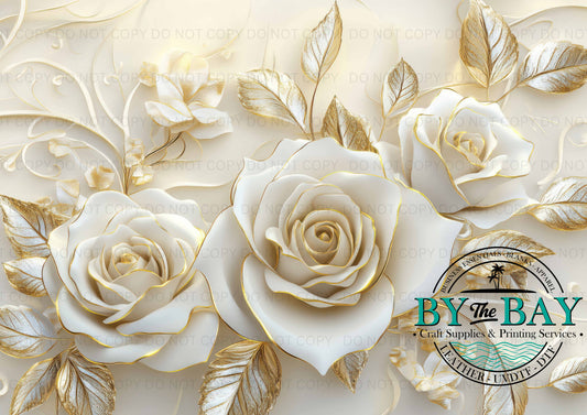 White Rose 2 Bag Panel