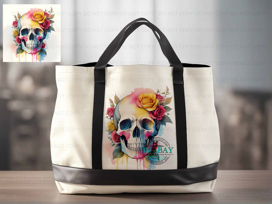 Watercolour Skull