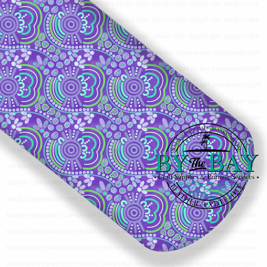 Waterways Purple Green