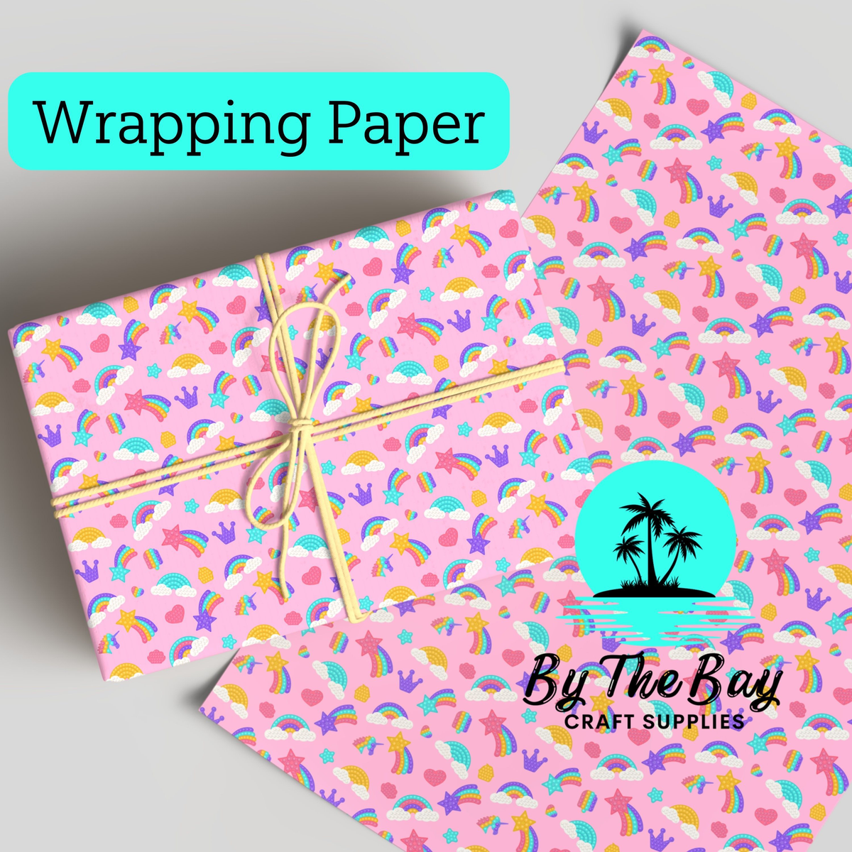 Pop Pink Wrapping Paper