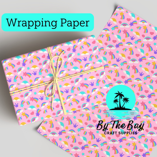 Pop Pink Wrapping Paper