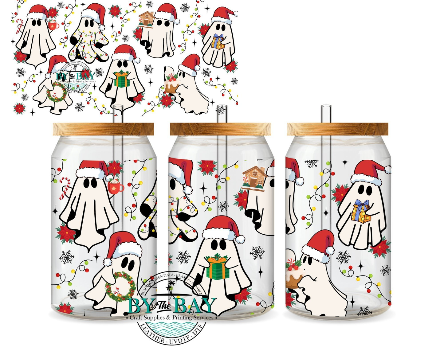 Xmas Ghosties 16oz Wrap