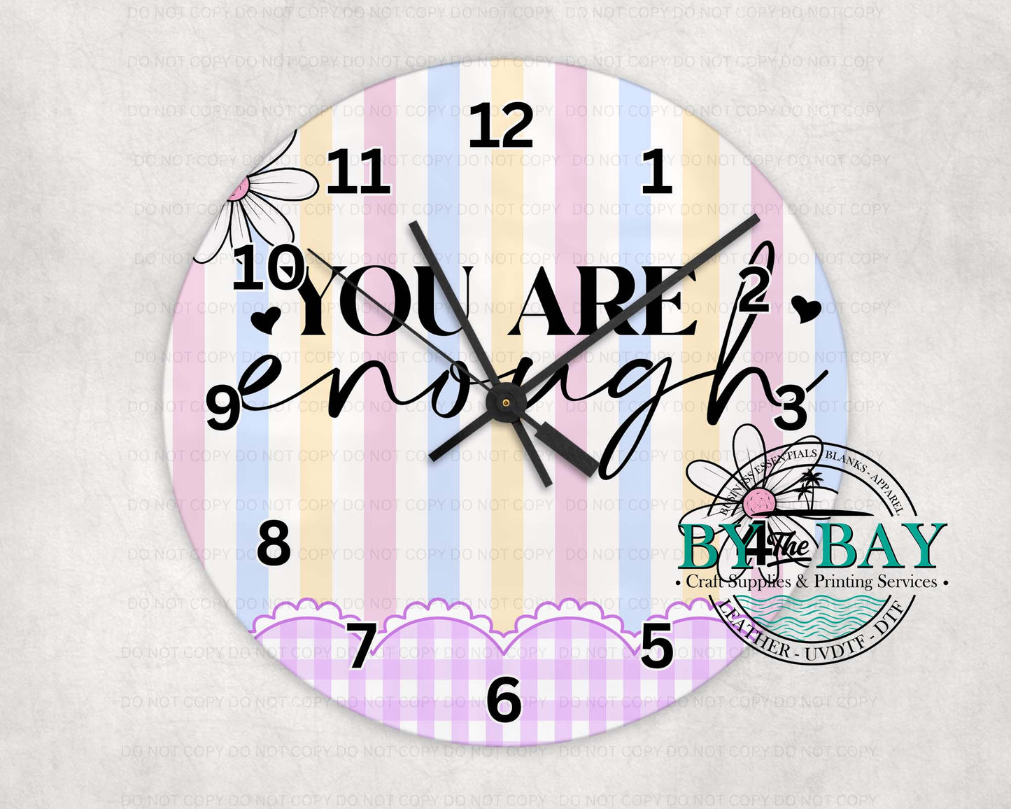 You Are Enough Clock
