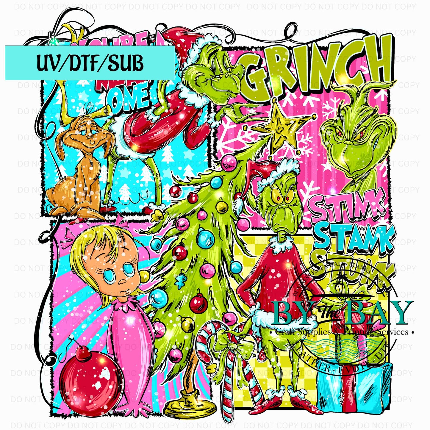 You're a mean one UV/DTF/SUB Print