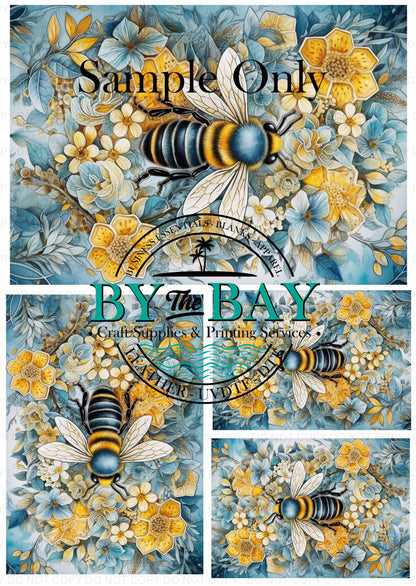 Bright Hibiscus A3 Bag Panel