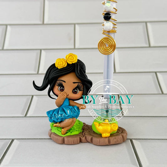 Genie Princess sitting Pen Holder