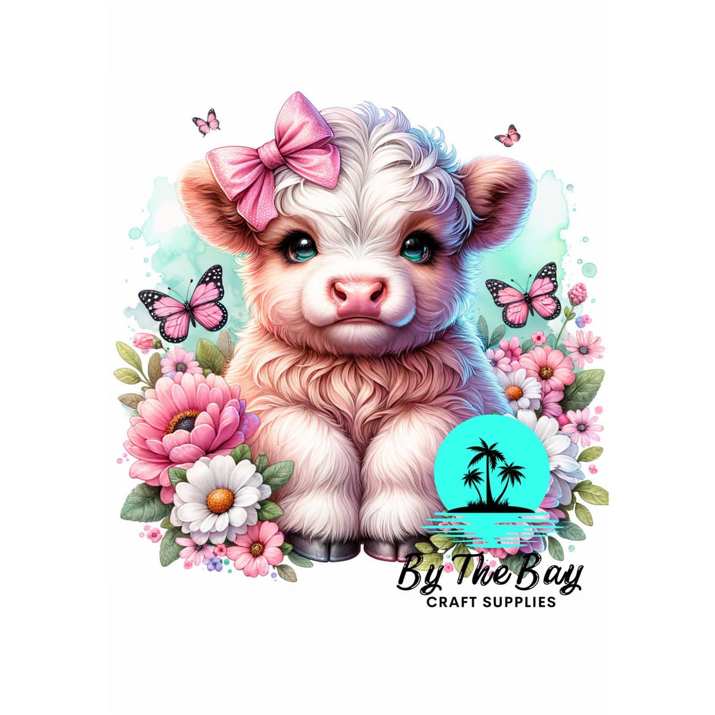 Light Pink Highland cow