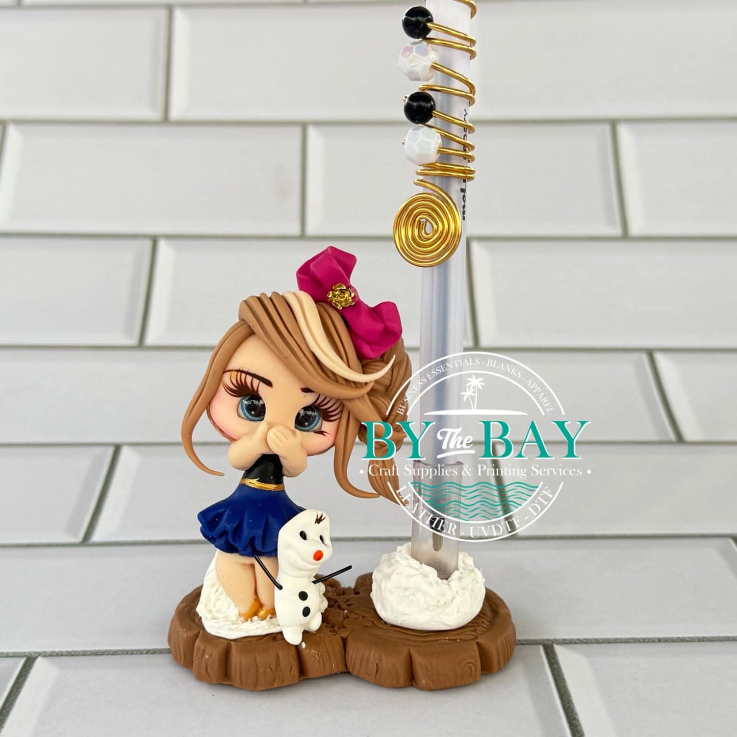 Snowman Princess 2 Pen Holder
