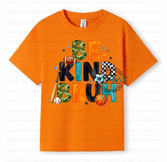 Be Kind Bruh Harmony Day Kids Tee