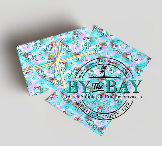 Blue Guy Cord 2 Col 1 Wrapping Paper