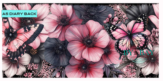 Highland Pink Floral A5 Diary Back