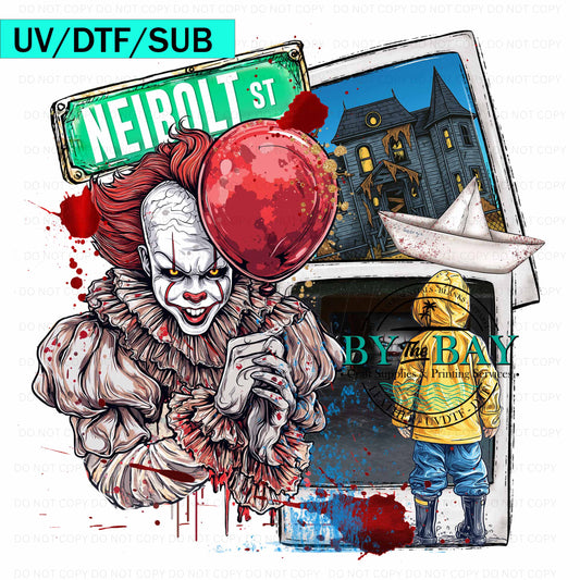 Clown UV/DTF/SUB Print