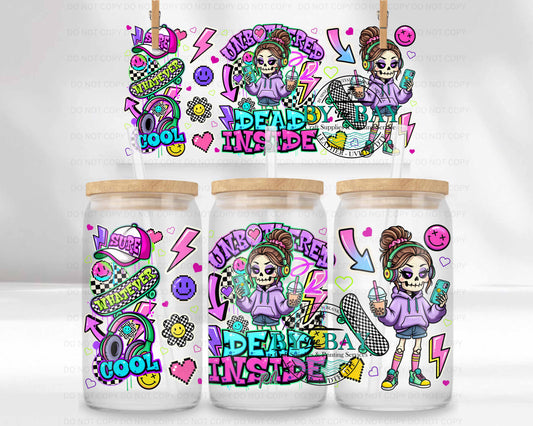 Dead Inside 16oz UVDTF Wrap