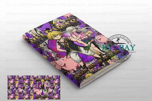 Dragon sin of wrath A5 (Ready made & DIY Notepad options available)