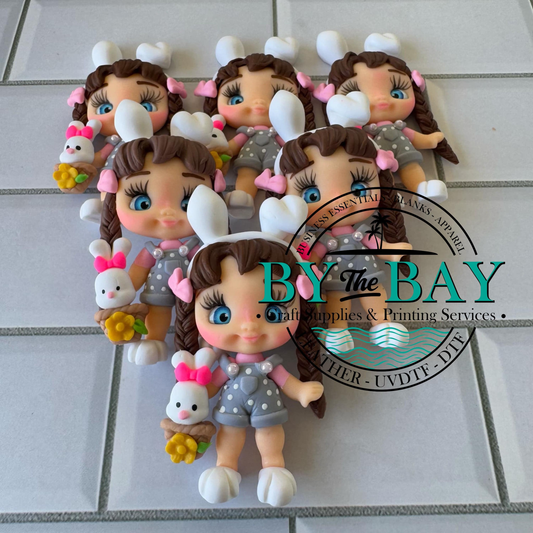 Easter Girl Grey