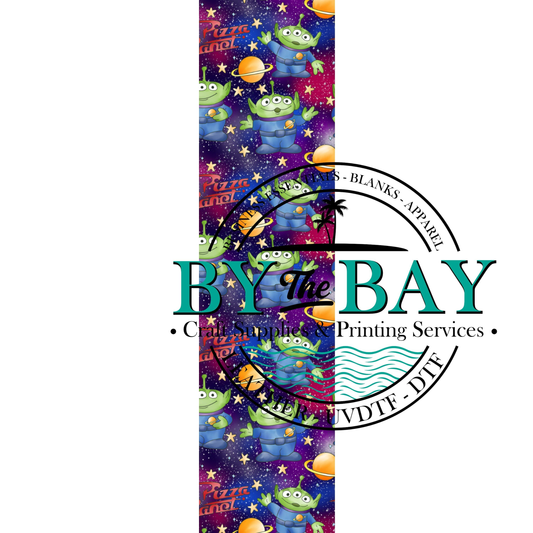 Green Alien Bookmark Decal