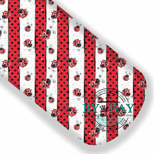 Ladybug lines Faux Leather