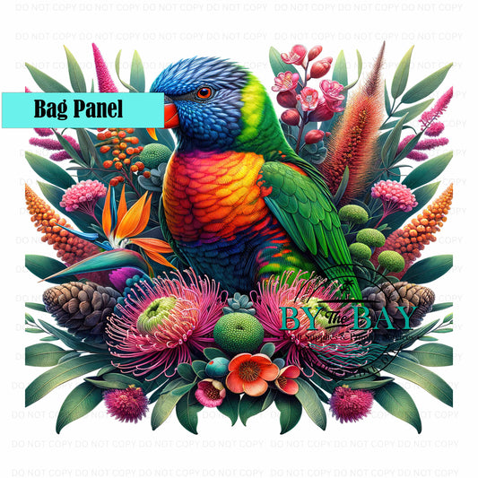 Lorikeet  (Various Sizes) Bag Panels
