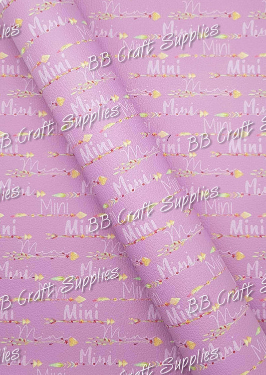 Roll - Mini Litchi - Bare Butler Faux Leather Supplies 