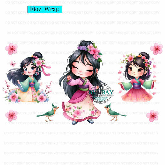 Princess M 16oz Wrap